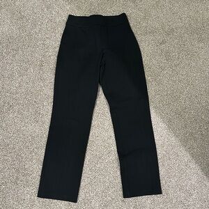 Cropped work pants straight leg